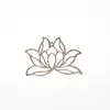 Campanilla de viento estilo Ins atrapasueños de cristal colgante DIY accesorios de joyería de latón estilo transfronterizo hojas flor de loto