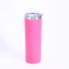 Taza de Acero Inoxidable 304 con Tubo Recto, Aislada al Vacío, 20oz, Cuerpo Recto, Tapa Transparente, Gran Capacidad, Taza para Coche de Refrigeración
