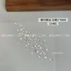 K9 Manicura Piedras de Strass Irregulares Planas Biseladas Plateadas Decoraciones de Strass Súper Brillantes Rivoli Rombo Gota de Agua Hojas de Arce Decoraciones Ultra Brillantes