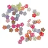 Decoraciones para Uñas DIY Flor Pequeña con Polvo Dorado de 8 mm, Decoraciones de Uñas Florales Coloridas Tridimensionales, Pendientes, Funda de Teléfono, Accesorios de Uñas Portátiles