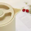 Olla Térmica de Vacío de Doble Capa de Gran Capacidad Hogareña para Coche Portátil Hervidor de Agua Caliente Revestimiento de Vidrio Asa de Madera Hervidor de Agua Caliente