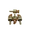 Rca Cuatro Puntos Cabeza Plana Chapado en Oro Macho Elevado Conector de Video Chapado en Oro Rca Cabeza Macho de Cuatro Puntos