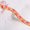 Fita Jacquard de oito pétalas com padrão ondulado e borda plissada de 2,3 cm, usada como acessório para roupas, decoração de casa, cortinas e diversos projetos DIY. G3621