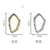 Novo estilo japonês prego oco metal frame gota d'água diamante irregular tridimensional amor pétala círculo garrafa de vinho Oval