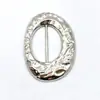 Fivela de Cinto de Metal Irregular Conector Frontal de Biquíni Fivela com Superfície Ondulada Fivela de Liga de Zinco com Personagem Decoração para Roupa de Banho