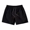 Shorts de Praia Masculinos de Poliéster de Comprimento Médio para Natação de Secagem Rápida com Forro Esportivos