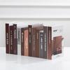 Adornos de libros falsos modernos, luz nórdica, simulación de lujo, decoración para sala de estar, hogar, tienda, accesorios de fotos, caja de libros