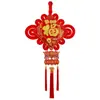 Colgante de nudo chino para Año Nuevo, decoración de carácter "Fu" de gran tamaño de alta gama para la sala de estar, decoración festiva para entrega de casa y inauguración de casa
