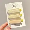 Presilhas Fofas Laterais para Meninas, Presilhas Doces e Adoráveis, Presilhas de Cabelo Sem Costura, Presilhas Bico de Pato e Presilhas Fofas para Franja