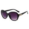 Nuevas gafas de sol de moda 2024 para mujer, gafas de sol redondas de montura grande europeas y americanas, gafas de sol de comercio exterior del mismo estilo con carey transfronterizo.
