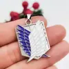 Collar con Colgante Ala de la Libertad Transfronteriza Joyería al por Mayor Animación Alrededor del Logo del Cuerpo de Investigación de Attack on Titan