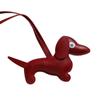 Nuevo Dachshund de Cuero Colgante Bolso de Mano Decorativo Colgante de Bolso Lindo Llavero de Cachorro de Dibujos Animados Accesorios Venta al por Mayor
