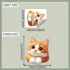 Artículo de Venta Caliente Transfronterizo, Lindos Pegatinas de Pared de Animales Gato Negro de Dibujos Animados, Pegatinas para Coche, Pegatinas para Switch, Pegatinas Autoadhesivas para Decoración del Hogar