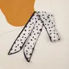 Bolsa de corbata pañuelo de seda estampado tira fina estrecha pequeño pañuelo de seda puntiagudo cinta para el pelo banda para el pelo femenina corbata cinta para el pelo caja de regalo regalo regalo
