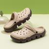 Sandalias de Hombre Verano Nuevo Zapatos de Jardín Zapatos con Agujeros de Suela Gruesa Zapatos con Agujeros de Suela Gruesa Zapatos con Agujeros EVA Medias Pantuflas de Doble Uso Zapatos de Playa
