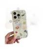 Malha Frutada Japonesa e Coreana Adequada para Capa de Celular Apple 16Promax Bolsa Iphone15 13 Anti-Queda 14 Novo Estilo 16