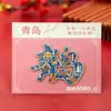Ímãs de Geladeira Personalizados para Viagem à China Jinan Qingdao Zhanqiao Praça 4 de Maio Souvenirs da Cidade Tendência Nacional Ímãs de Metal