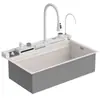 Acessórios universais para lavatório cascata incluem motor, núcleo de válvula de cerâmica, tecla de piano, lavador de copos, acessórios de torneira giratória quente e fria