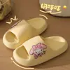 Ropa Exterior Casual de Verano Dibujos Animados Xiaomei Chanclas Estudiante Dormitorio Mujer Desodorantes Antideslizantes Pantuflas Pantuflas de Baño