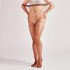 Meias Extra Gordas e Alargadas, Meias Finas Oleosas, Meias Transfronteiriças, Meias de Amônia Nua, Tamanho Plus Verão Frente e Verso, Crotch de Uma Linha