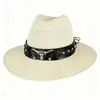 Chapéu Transfronteiriço Estilo Étnico Retrô com Topper de Palha Tira de Chapéu de Cowboy Acessórios de Cinto Especial Renda Decorativa Retrô