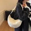 Bolsa Transversal Casual de Moda Bolsa Acolchoada Estilo Coreano Tendência Bolsa de Ombro Sob o Braço Grande Capacidade Bolsa para o Dia a Dia