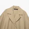 Fabricante Mayorista de Ropa para Mujer Transfronteriza 2026 Aliexpress Chaqueta de Moda de Venta Caliente con Mangas Enrolladas Impermeable Corto