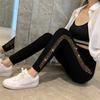 Novas Leggings Finas de Modal para Primavera e Outono Roupa Exterior Feminina Finas Emagrecedoras Diamante Quente Emagrecedoras Levanta Bumbum Mais Fáceis de Combinar Calças de Yoga