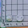 Perlas de Pedrería Galvanizadas, Dijes de Mariposa Dorados y Plateados para Bolsos, Pinzas para el Cabello de Estrella de Cinco Puntas, Dijes para Zapatos, Accesorios de Plástico para Manualidades