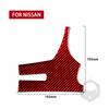 Adequado para Nissan 14-19 Qijun peças de modificação interior interruptor de farol de fibra de carbono decoração adesivos autopeças