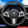 Funda de Volante de Coche de Cuero Genuino, Ultradelgada, Transpirable, Antideslizante, Absorbente de Sudor, Universal para Todas las Estaciones