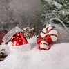 Decoraciones Navideñas de Vidrio Sombreros Navideños y Bastones de Caramelo Decoraciones Navideñas Decoraciones Navideñas Sopladas a Boca Pintadas a Mano