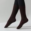 Calcetines de Yoga con Gel de Silicona Antideslizante, Calcetines de Pilates Finos de Tubo Medio para Verano, Calcetines Deportivos de Fitness de Tubo Largo con Silicona para el Suelo