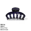 Pinza para el Cabello de Calabaza de Vidrio de Colores Transfronteriza Nueva para Mujer, Pasador de Estilo de Alta Gama para Amazon, Pinza de Tiburón para la Parte Posterior de la Cabeza, Accesorio para el Cabello