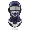 Máscara de Ciclismo Impressa do Homem de Ferro e Homem-Aranha para Homens, Proteção Solar Respirável para Exterior, Capuz Cosplay Anime