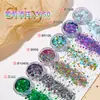 Explosões de Comércio Exterior Nail Art Coreia do Sul 58 Cores Lantejoulas Camaleão DIY Cola de Gotejamento Cânhamo Usar Armadura Slime Joias Lote