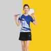 Roupas de badminton manga curta masculinas e femininas roupas de secagem rápida respiráveis top feminino tênis de mesa masculino conjunto de roupas atacado