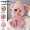 Chapéu peludo colorido feito à mão feminino outono e inverno estilo coreano chapéu de malha combinando grande aquecedor de cabeça proteção de orelha quente chapéu de lã