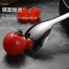 Cuchara Redonda de Acero Inoxidable 316 para Tesoros 304 Mini Cuchara Pequeña Cuchara para Comer de Fondo Profundo para Tazón Redondo del Hogar Cuchara para Beber Sopa Cuchara para Helado