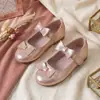 Sapatos de Moda com Solado Macio, Laço e Estilo Princesa para Meninas 2026 Novo Estilo Versátil Moda Coreana Sapatilhas para Mulheres