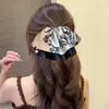 Presilha Elegante e Luxuosa para Rabo de Cavalo Feminino 2026 Novo Modelo Presilha de Cabelo de Alta Qualidade Presilha Garra Laço Francês Vintage Acessório de Cabelo