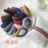 Corea del Sur diadema simple sin costuras alta elasticidad cubierta de cuero grueso para adultos cuerda para la cabeza de Yiwu venta al por mayor productos de tienda de un yuan