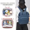 Bolsa de Mamá Salida Madre y Bebé Mochila Ligera de Gran Capacidad Almacenamiento de Leche Aislado Portátil Multiusos Tesoro de Cuatro Estaciones Bolsa para Mamá