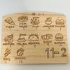 Dados de Haya de 12 Caras Dados Educativos Casuales Dados de Madera para Pareja de San Valentín Dados Poliédricos en Stock
