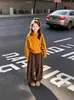 Conjunto de otoño para niña 2026 nuevo elegante estilo coreano casual pantalones anchos y sudadera conjunto de dos piezas
