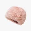 Sombrero de Felpa de Gama Alta para Mujer en Otoño e Invierno, Sombrero Cubo Versátil de Piel Sintética, Sombrero Tipo Cubeta Engrosado Cálido con Protección para las Orejas