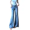 Jeans Holgados Lavados Estilo Americano Retro para Mujer Otoño 2024 Nuevos Pantalones de Pierna Ancha de Cintura Alta Ajustados