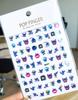 Fábrica de pegatinas para uñas Stiewell punto de venta nuevo lindo caricatura pegatinas para uñas Stiewell Me343-354