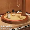 Soporte para Llaves de Escritorio de Madera Maciza Colgador de Decoración para el Hogar Pasillo de la Puerta de Entrada Bandeja para Exhibir Joyas Estante de Almacenamiento