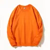 Sudadera de Algodón Puro de Manga Larga de 260 g, Estilo Primavera y Otoño, Cuello Redondo, Logotipo Impreso, Ropa de Trabajo de Grupo de Gama Alta, Uniforme de Clase, Ropa de Trabajo Hecha a Medida